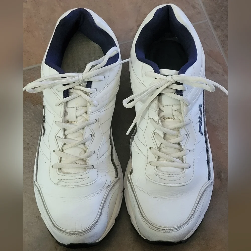 Fila Men's White Athletic Shoes Size 12